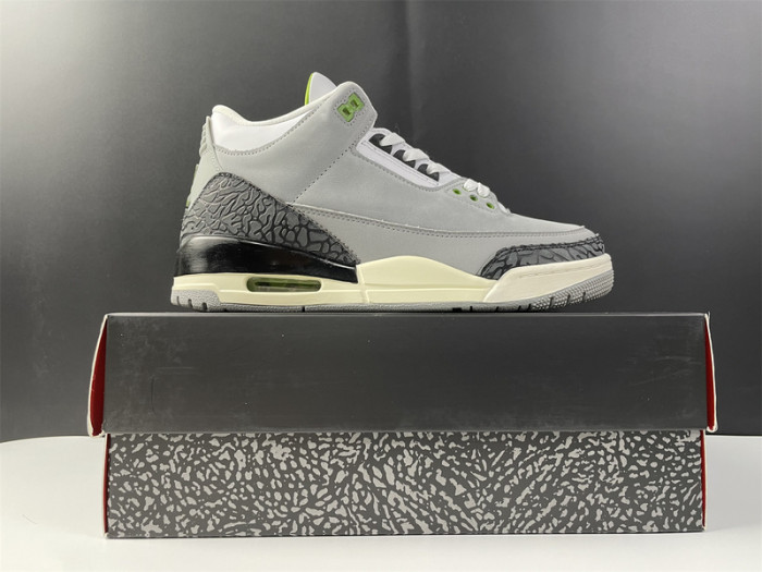 Jordan 3 Retro Chlorophyll - 136064-006