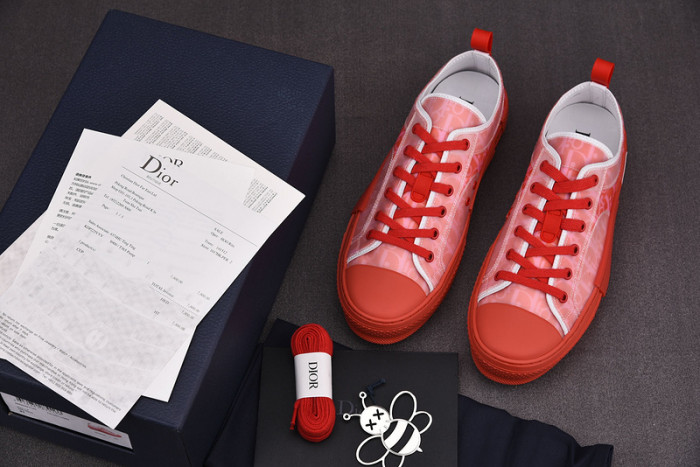 DR B23 OBLIQUE LOW TOP SNEAKER