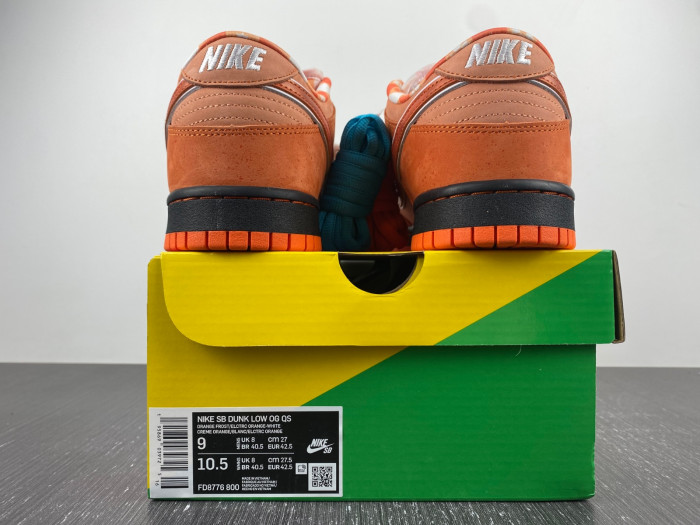 NIKE Concepts x Nike SB Dunk Low “Orange Lobster” FD8776-800