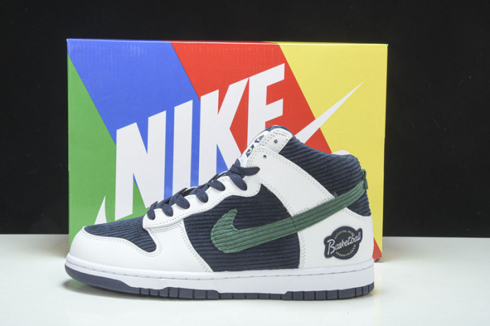 Nike Dunk High Sports Specialties White Navy DH0953-400