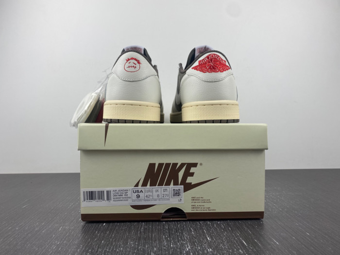 TRAVIS SCOTT X AIR JORDAN 1 LOW OG REVERSE MOCHA DM7866-162
