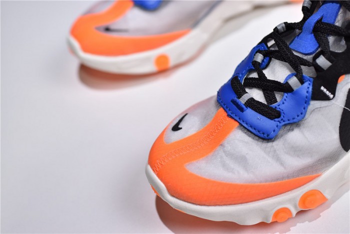 Nike React Element 87 Blue Orange AQ1090-004