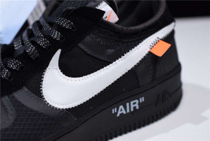OW Nike Air Force 1 Black AO4606-001