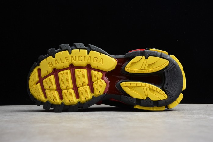 BL SNEAKER TESS.S.GOMMA BLACK RED 542023 W1GB9