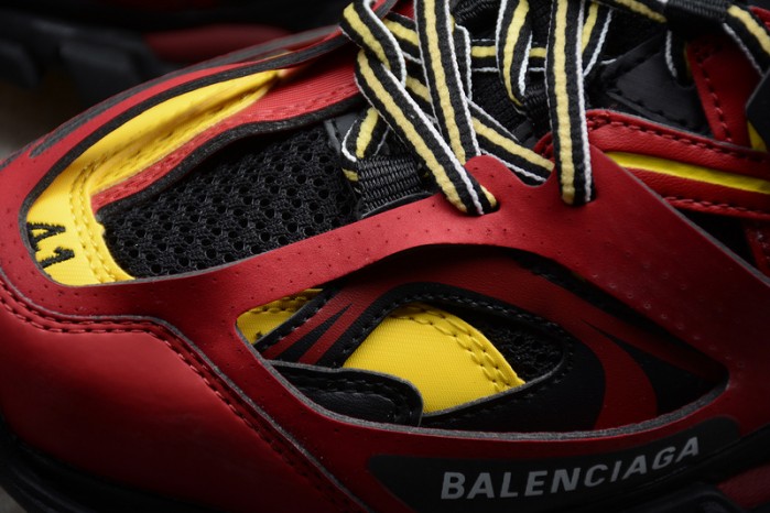 BL SNEAKER TESS.S.GOMMA BLACK RED 542023 W1GB9