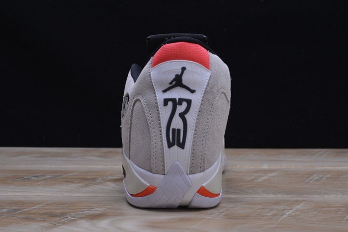 AIR JORDAN 14 RETRO "DESERT SAND" black/ white mens 487471-021