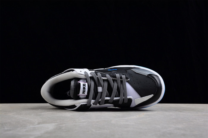 NIKE DUNK LOW SCRAP BLACK NEUTRAL GREY UNIVERSITY BLUE WHITE DN5381-001