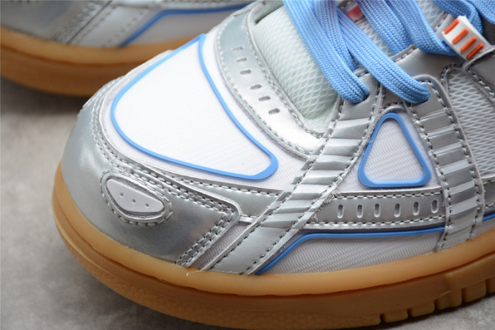 OW x Nike Air Rubber Dunk “University Blue” CU6015-100