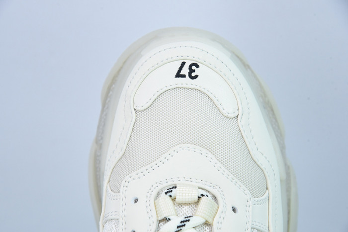 BL TRIPLE S TRAINERS CLEAR SOLE gold and white 541624 W09O1 9005