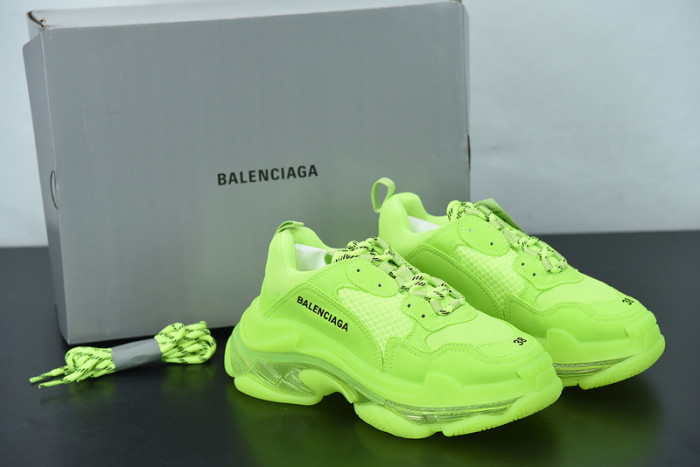 BL TRIPLE S TRAINERS CLEAR SOLE FLLO YELLOW 541624 W09O1 9002