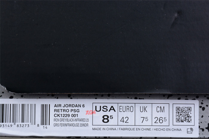 Jordan 6 Retro PSG Paris Saint-Germain - CK1229-001