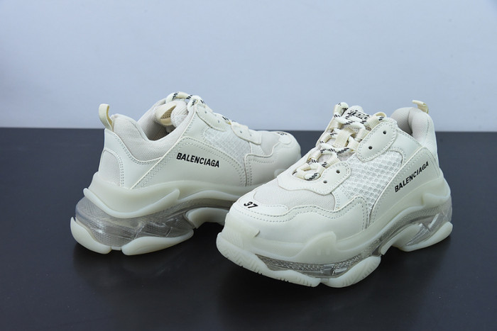 BL TRIPLE S TRAINERS CLEAR SOLE gold and white 541624 W09O1 9005
