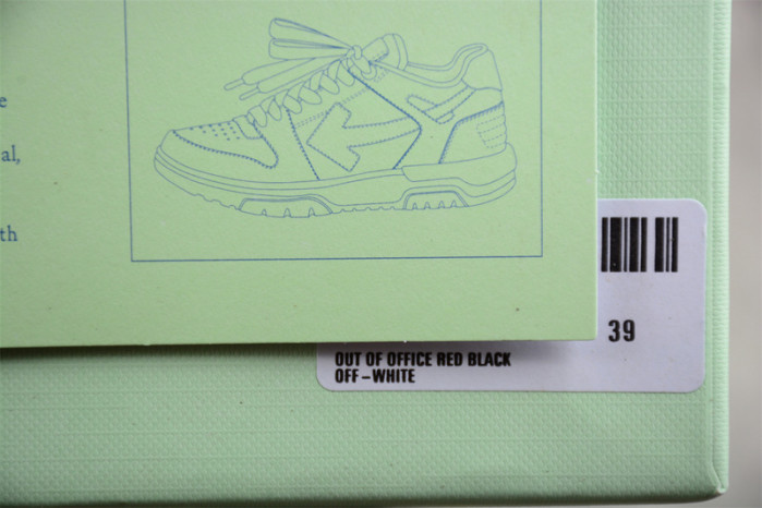 OW OUT OF OFFICE LOW-TOP SNEAKERS OW-68