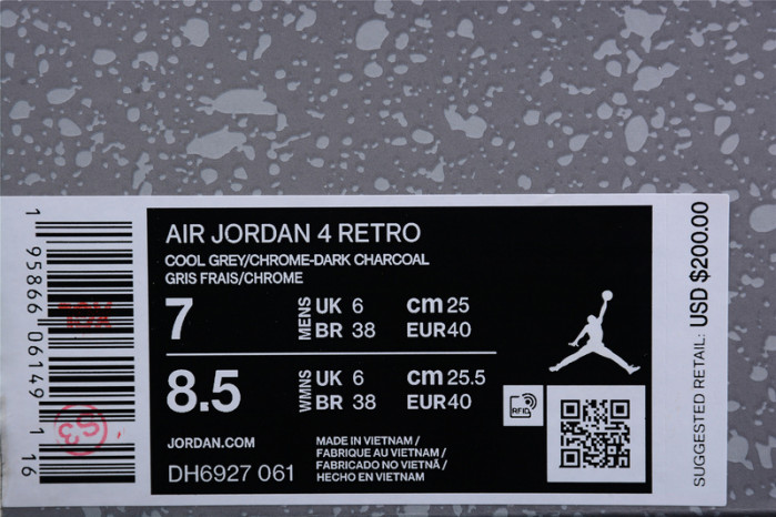 JORDAN 4 RETRO INFRARED DH6927-061
