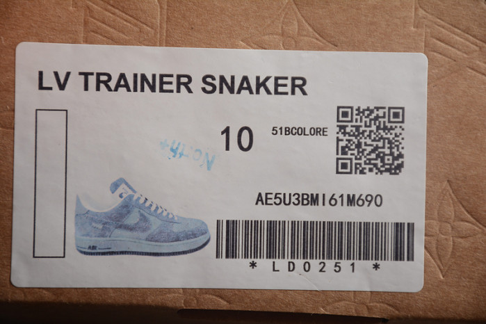 LV X NIKE AIR FORCE SNEAKER LD0251