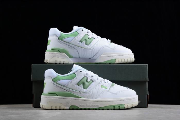 NEW BALANCE 550 WHITE GREEN BB550FS1