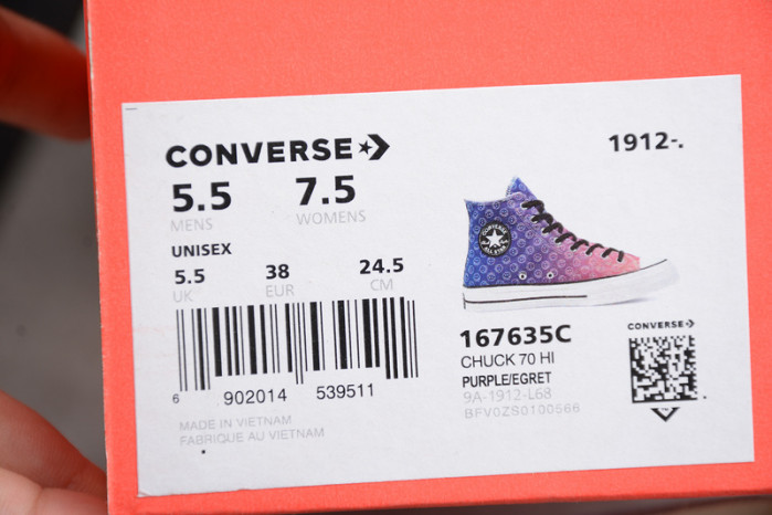 C*onverse Chuck Taylor All-Star 70 Hi Happy Camper Game Royal 167635C