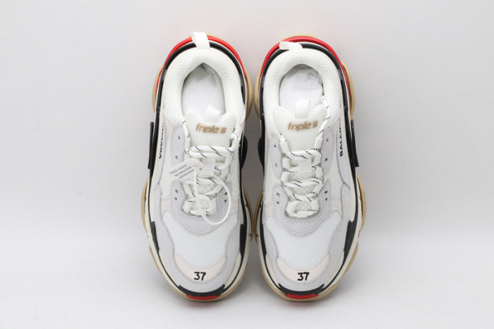 BL 17Fw Triple S Black Pink Women Sneaker 483523-W06E3-8080