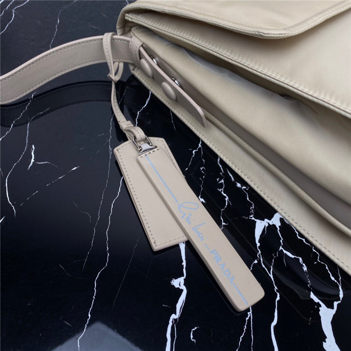 Pra*a medium padded nylon shoulder bag