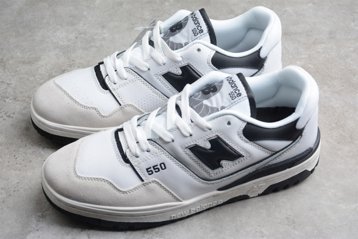 NEW BALANCE 550 WHITE BLACK BB550HA1