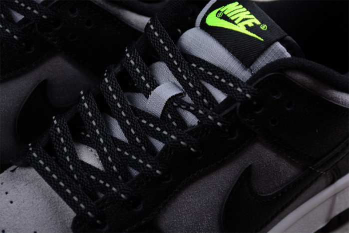Nike Dunk Low Black Grey Green Strike FQ2205-001