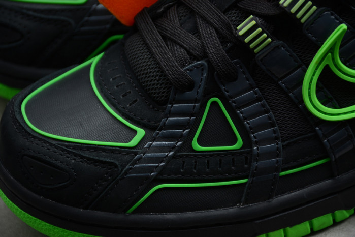 OW x Nike Air Rubber Dunk “Green Strike” CU6015-001