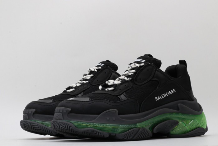 BL TRIPLE S TRAINERS CLEAR SOLE BLUE ADN RED 541624 W09O1 3861