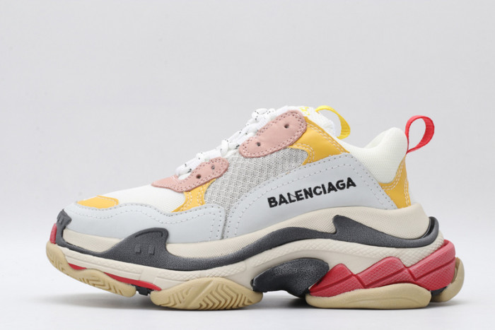 BL Triple S Cream Yellow Red 490672 w09O5 9035
