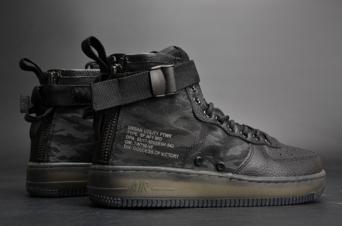 Nike Air Force 1 Mid “Tiger Camo” black mens AA7345-001