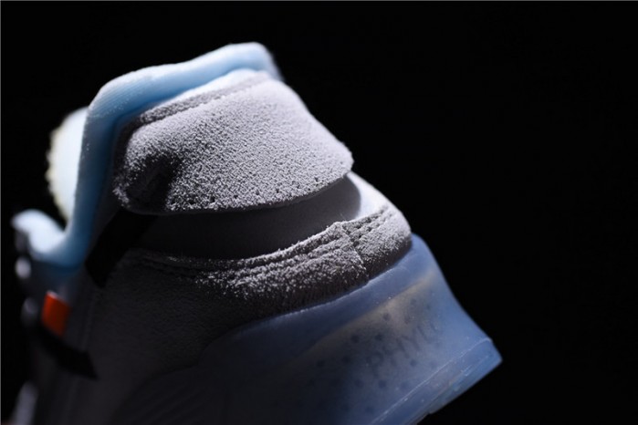 OW x Nike Air Max 90 AM90 THE TEN 10 Sail Muslin Virgil Abloh AA7293-100